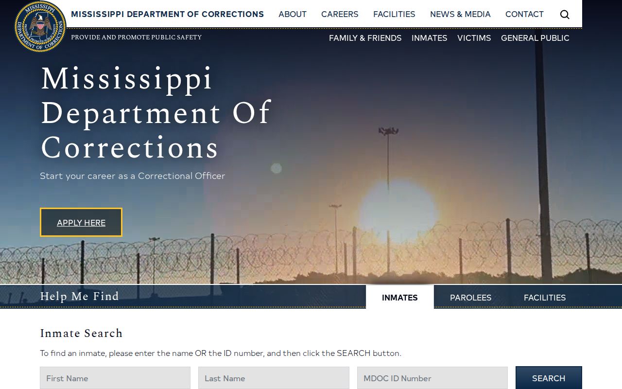 MDOC offender search for Walthall County released state inmates