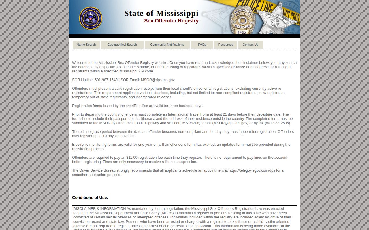 Official Mississippi registry photo search related to Walthall County records